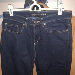 Micheal Kors dark wash denim jeans size 6